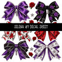Selena UV DTF Decal sheets 7 Designs available