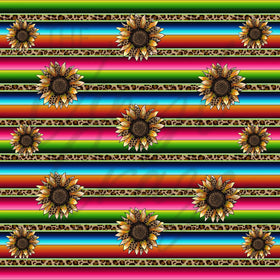 Serape Sunflower Leopard Adhesive Vinyl