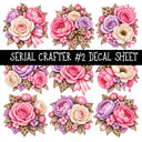 Serial Crafter UV DTF Decal sheets 6 Designs available