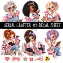 Serial Crafter UV DTF Decal sheets 6 Designs available