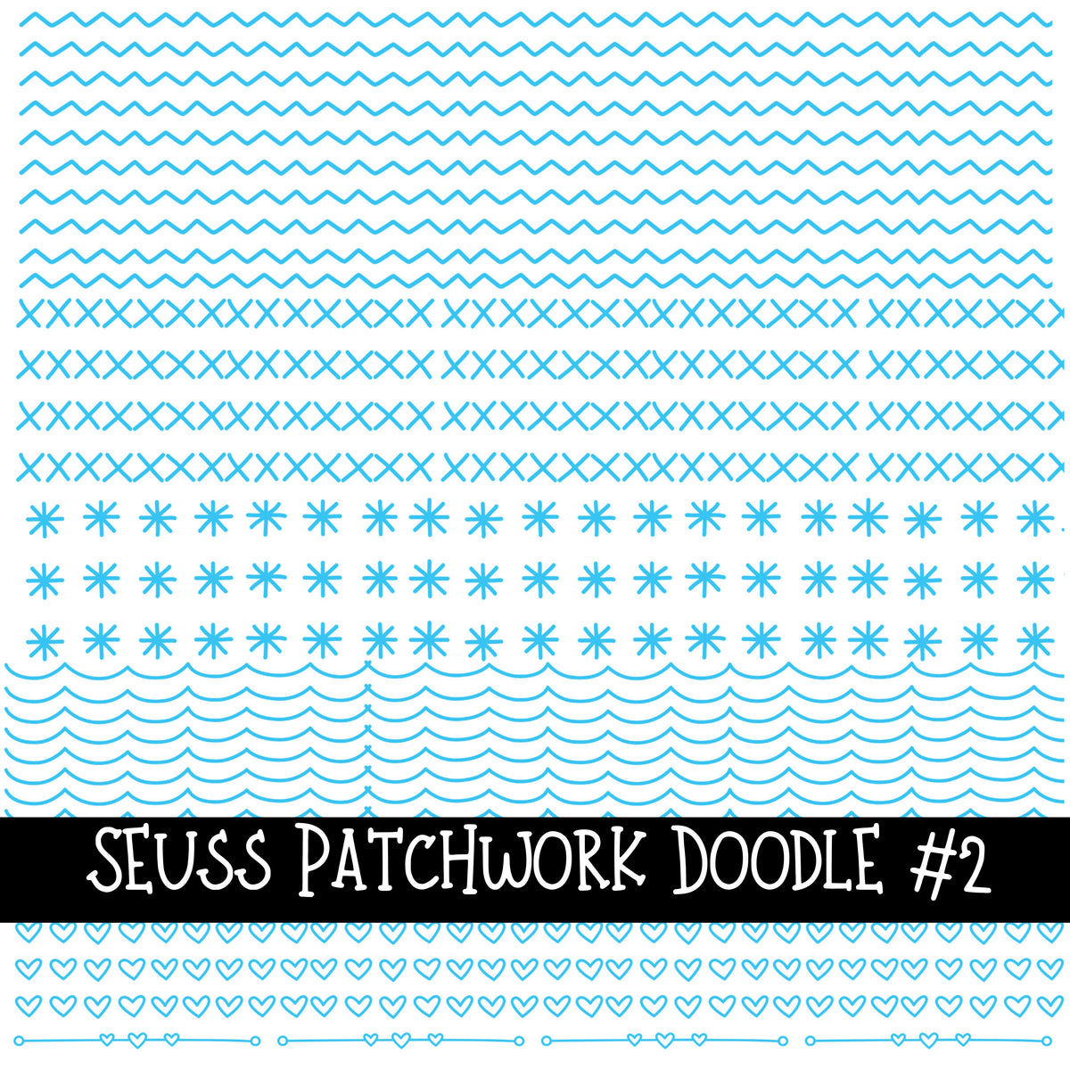 Seuss Doodle Patchwork Sets 2 sets to choose from