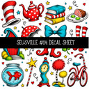 Seusville UV DTF Decal sheets 11 Designs available