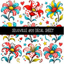 Seusville UV DTF Decal sheets 11 Designs available