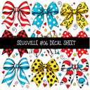 Seusville UV DTF Decal sheets 11 Designs available