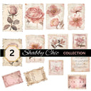 Shabby Chic UV DTF Decal Sheets 4 Designs