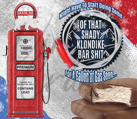 Shady Klondike Gas 20 oz Skinny Adhesive Vinyl Wrap