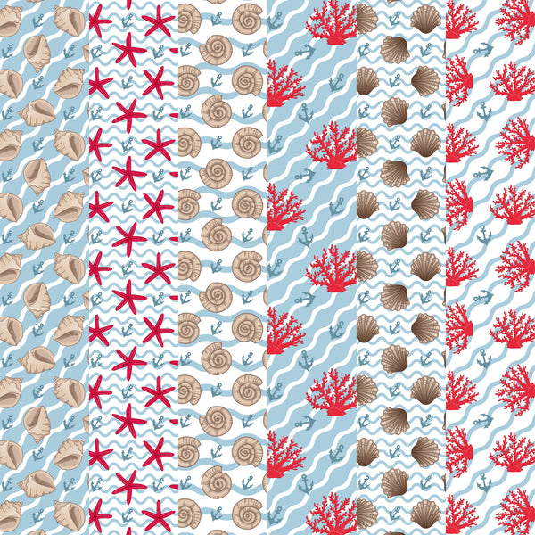 Shell Yeah (6) Adhesive Vinyl Pack – Kraft Craze