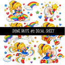 Shine Brite UV DTF Decal sheets 11 Designs available