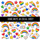 Shine Brite UV DTF Decal sheets 11 Designs available