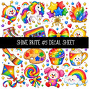 Shine Brite UV DTF Decal sheets 11 Designs available