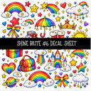 Shine Brite UV DTF Decal sheets 11 Designs available