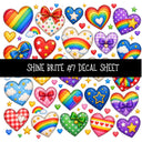 Shine Brite UV DTF Decal sheets 11 Designs available