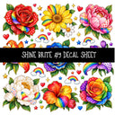 Shine Brite UV DTF Decal sheets 11 Designs available