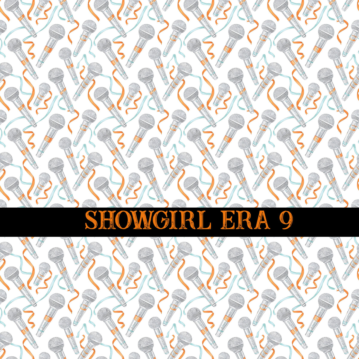 Showgirl Era collection- 12x12 vinyl sheets-12 designs available