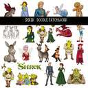 Shrek Doodle Patchwork Set
