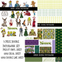 Shrek Doodle Patchwork Set