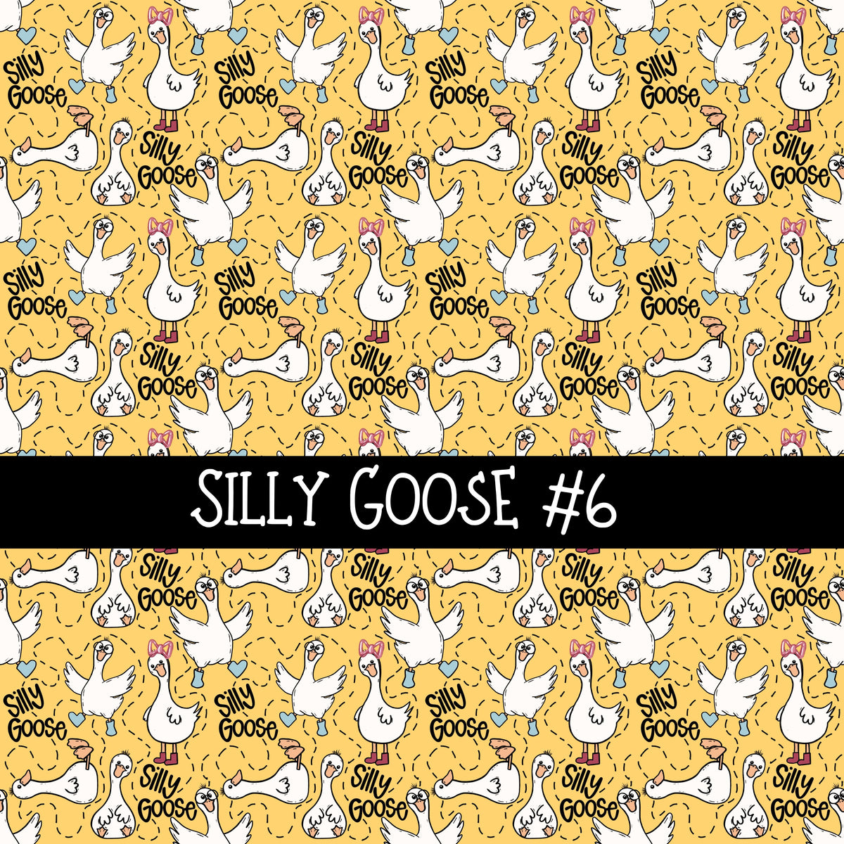 Silly Goose Collection vinyl sheets 7 Patterns to choose from