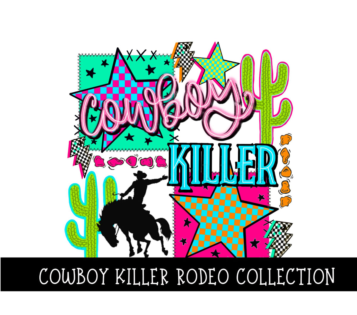 Cowboy Killer Rodeo Collection  UV DTF Decal
