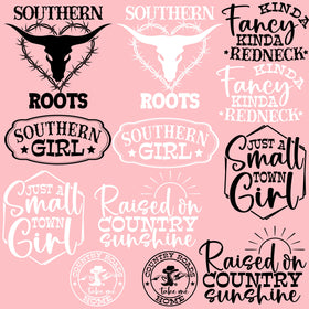 Simply Southern Quotes UV DTF Decal Sheets 3 Sheet designs to choose from