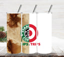 Sips and Trips Tumbler Wrap Download Only 2 Files