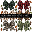 Size Matters  UV DTF Decal sheets 11 Designs available
