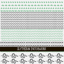 Slytherin Doodle Patchwork Set