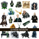 Slytherin Doodle Patchwork Set