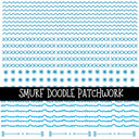 Smurf Doodle Patchwork Set