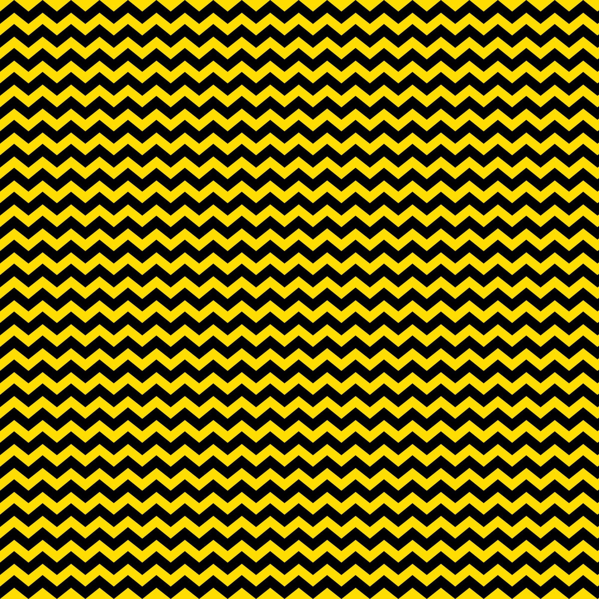 Yellow and Black Chevron - Adhesive Vinyl