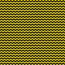 Yellow and Black Chevron - Adhesive Vinyl