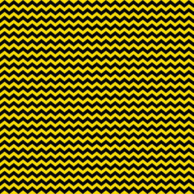 Yellow and Black Chevron - Adhesive Vinyl