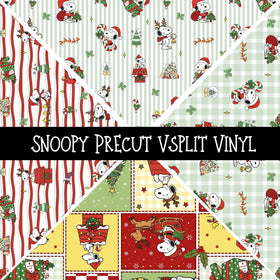 Snoopy precut Vsplit 12x12 vinyl sheet