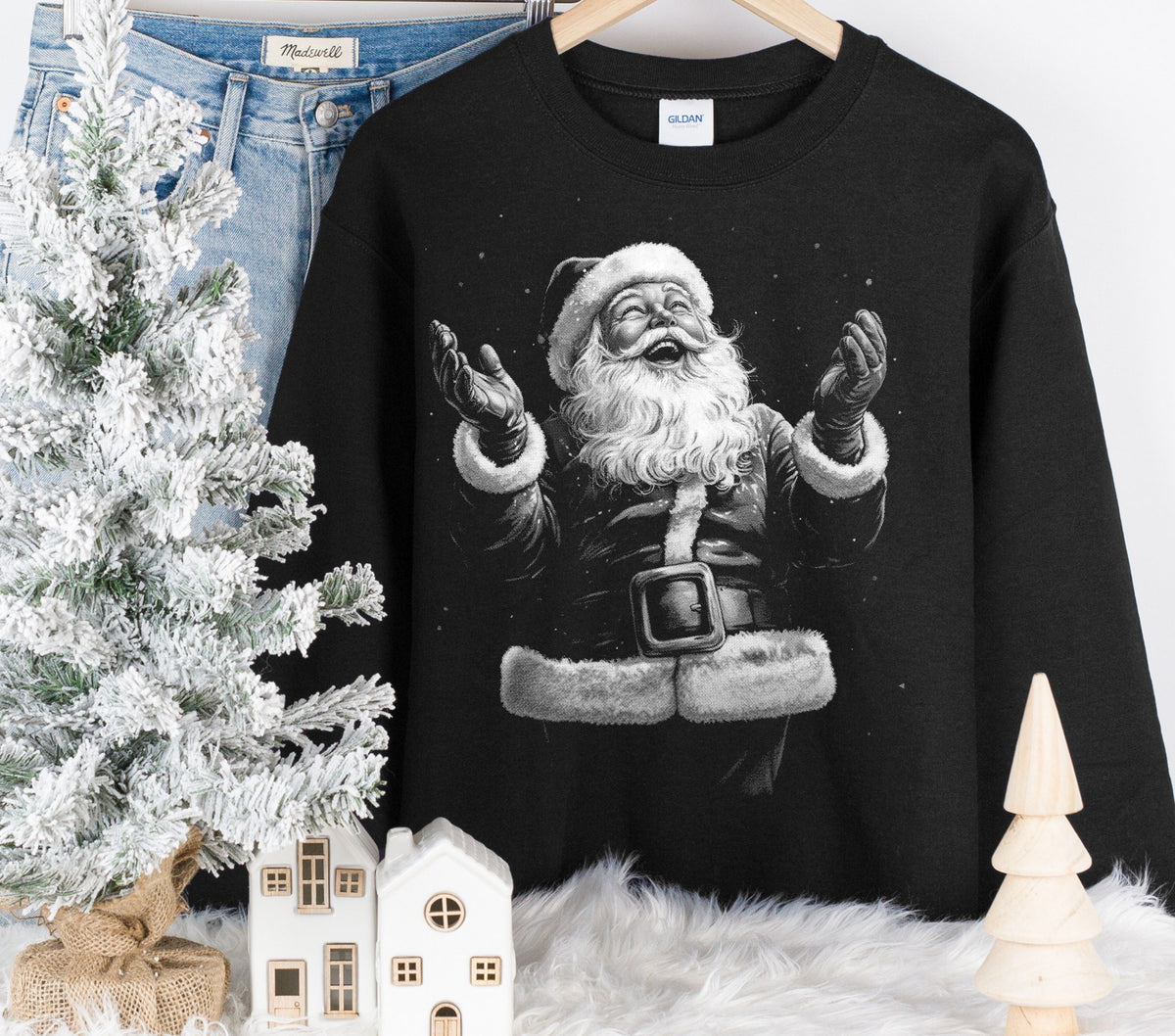 Vintage Santa DTF Transfers