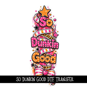 Duck Duck Dunkin Coquette DTF Transfers 2 pc set