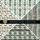 Southwestern precut Vsplit 12x12 vinyl sheet 2 Designs