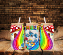 smurf UV DTF Libbey wrap