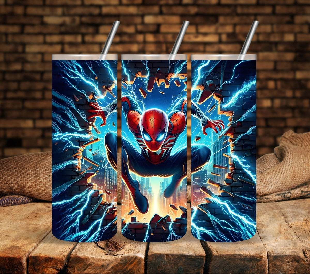 Spidey 1 Vinyl tumbler wraps