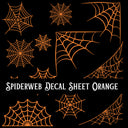 Spiderweb Decal sheets- 10 Color Options