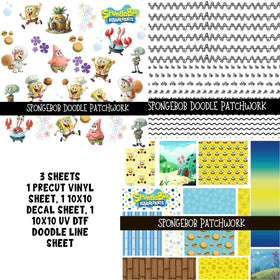 Sponge Doodle Patchwork Set