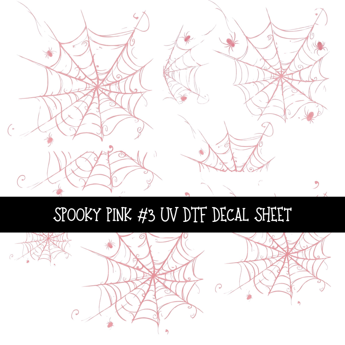 Spooky Pink Decal sheets 4 designs available