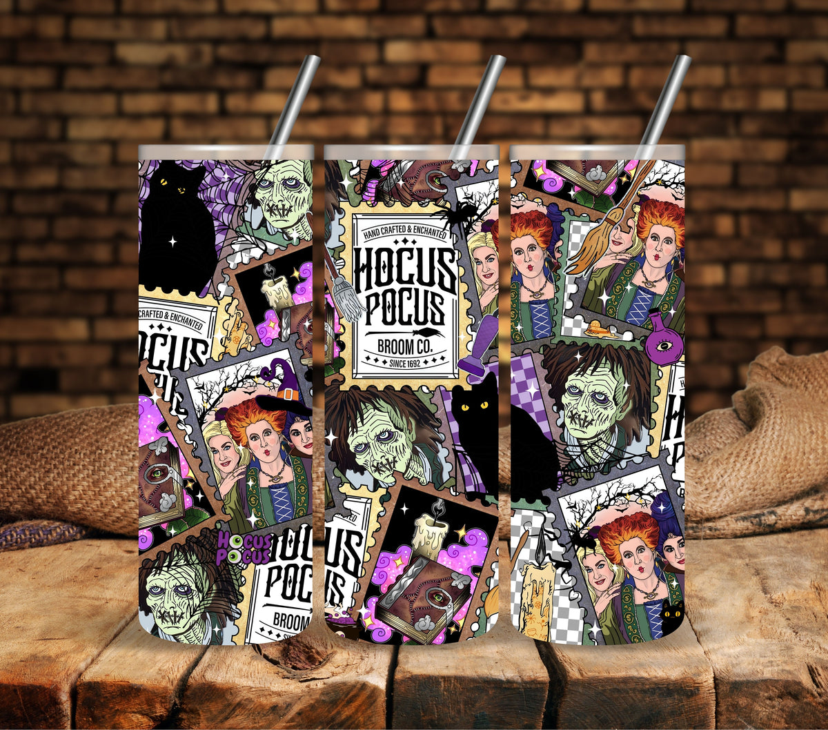 Broom Co. vinyl tumbler wraps