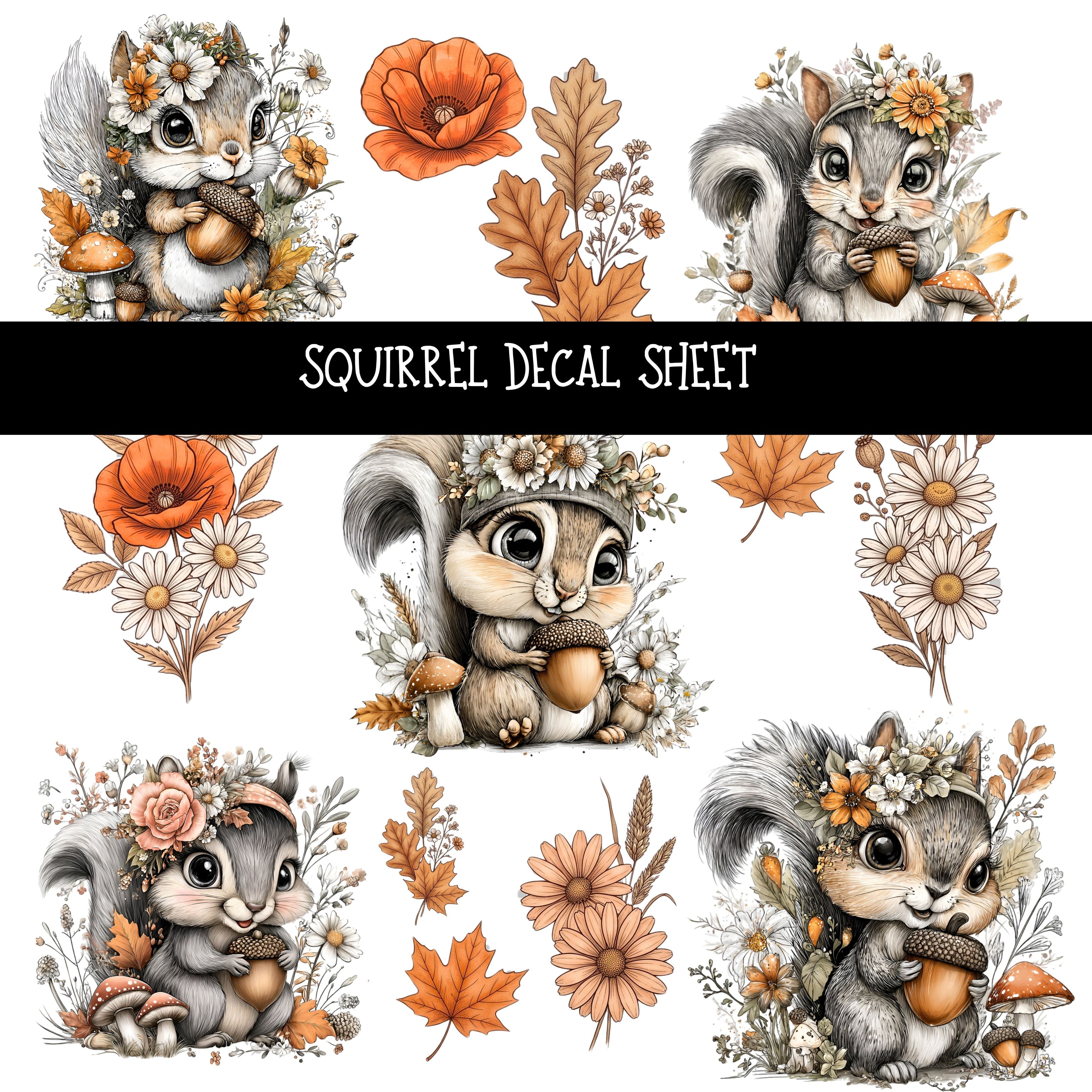 Squirrel UV DTF Decal sheets – Kraft Craze