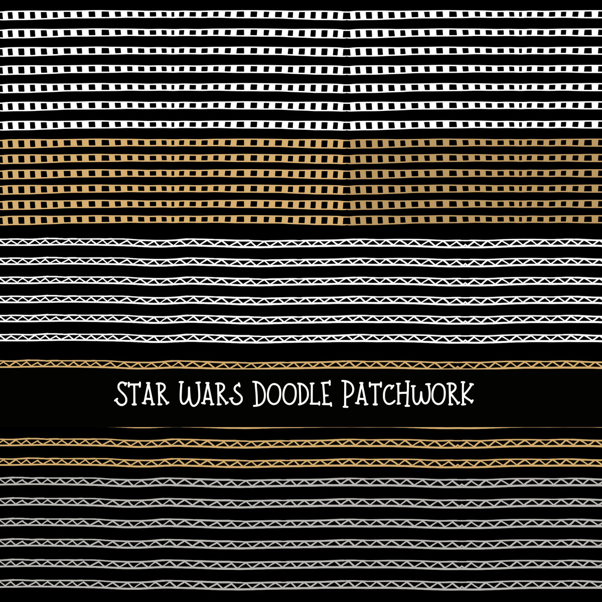Star Wars Doodle Patchwork Set