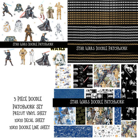 Star Wars Doodle Patchwork Set