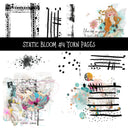 Static Bloom Torn Pages UV DTF Decal sheets 10 designs available