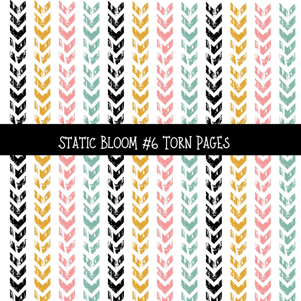 Static Bloom Torn Pages UV DTF Decal sheets 10 designs available
