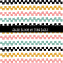 Static Bloom Torn Pages UV DTF Decal sheets 10 designs available