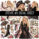 Stevie UV DTF Decal sheets 9 Designs available