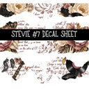 Stevie UV DTF Decal sheets 9 Designs available