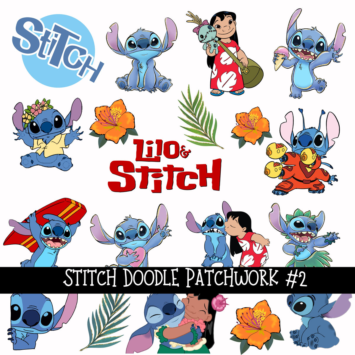 Stitch Doodle Patchwork Sets 2 styles available